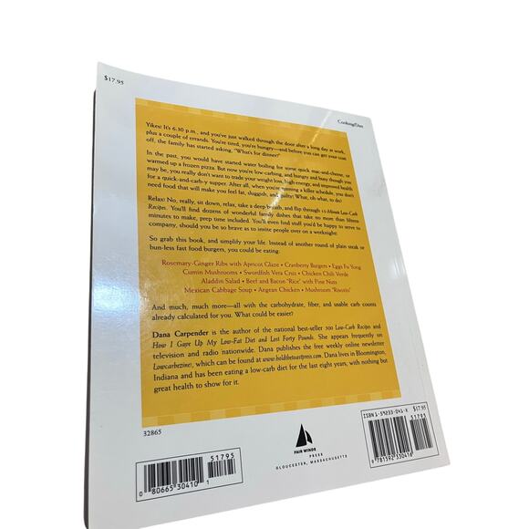 LOW CARB Healthy Cookbooks Lot of (3) RECIPES 15 Minute, 500, Fix it Forget It - Picture 7 of 8